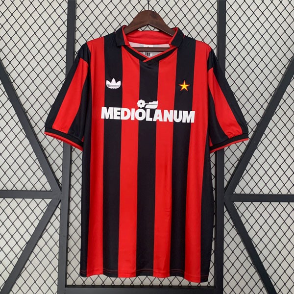Tailandia Camiseta AC Milan Primera equipo Retro 1990 1991